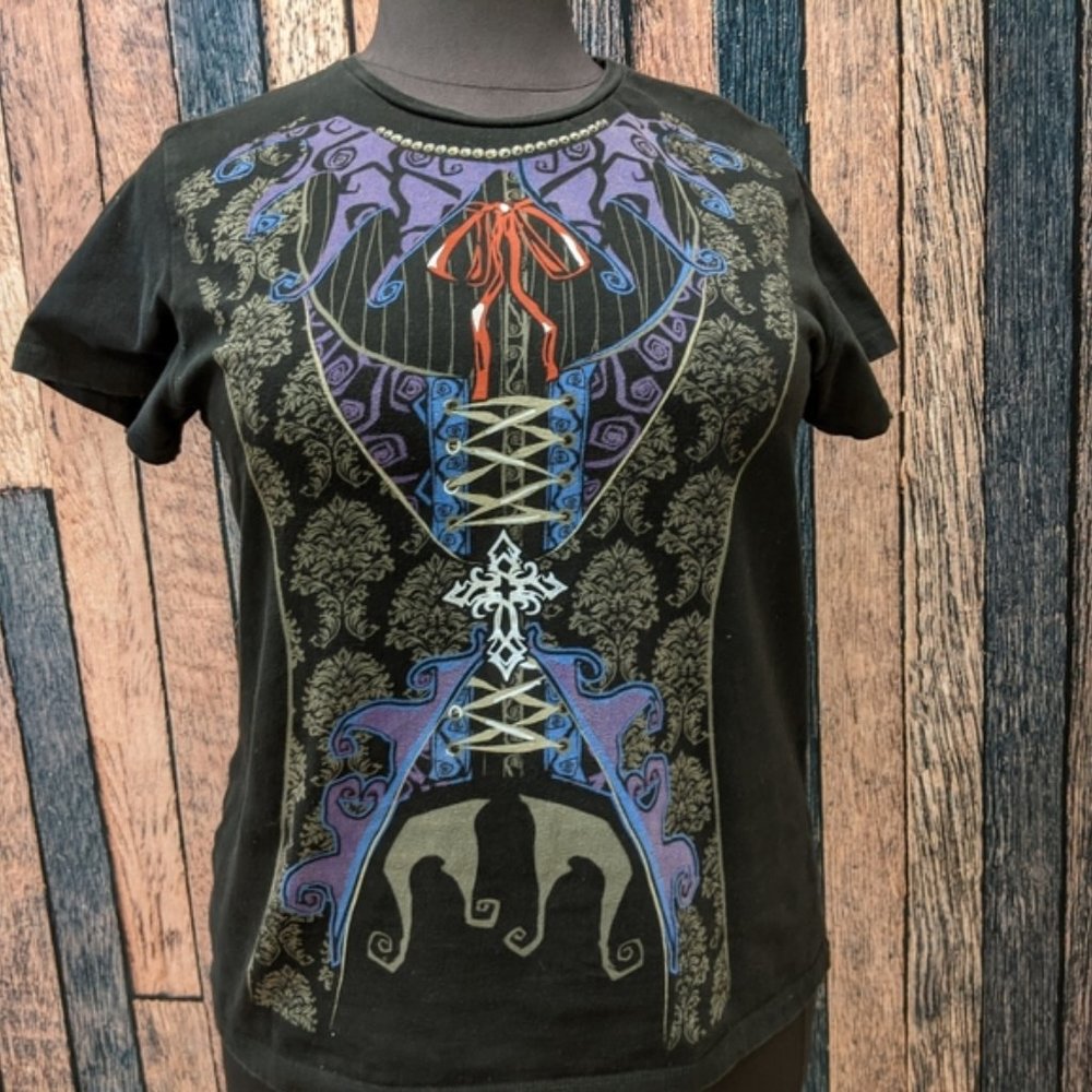 Gothic Corset and Vest Print Tee - Picture 2 of 8